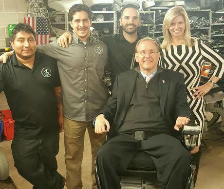 Congressman Langevin Tours Our Facility, Sees How We're Helping Seniors & The Disabled - Mobility Equipment for Less