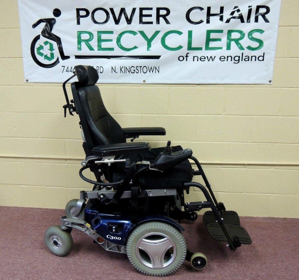 Permobil C300 Electric Power Wheelchair (Blue) - Mobility Equipment for Less