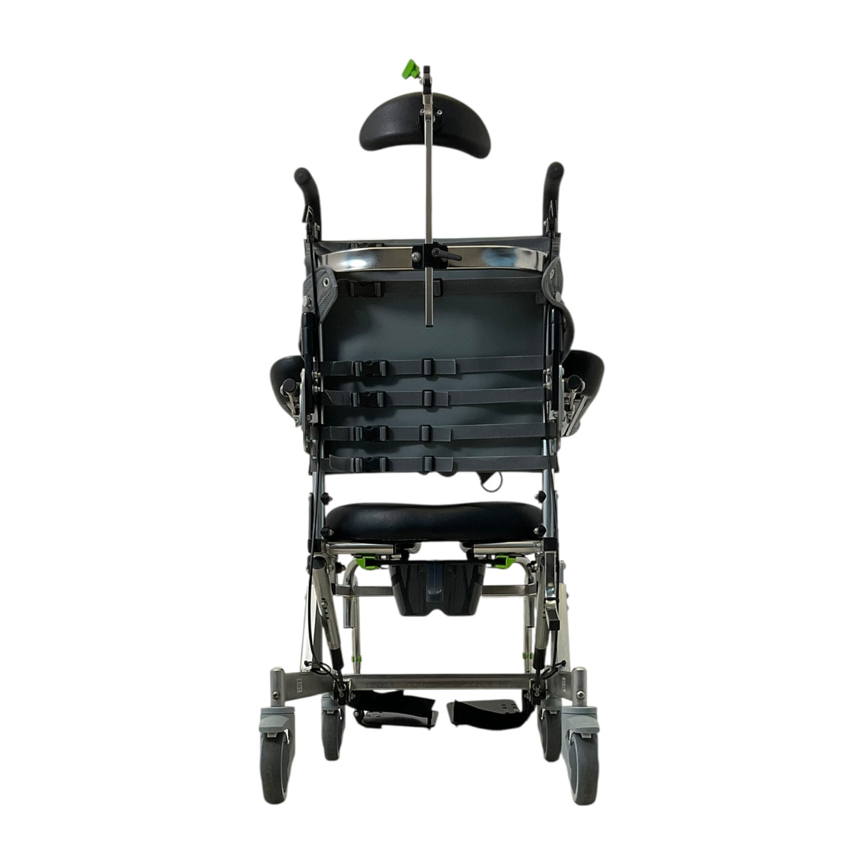 RAZ-AT Attendant Tilt Shower Chair | 17 x 20 in Seat | Arm Troughs Included
