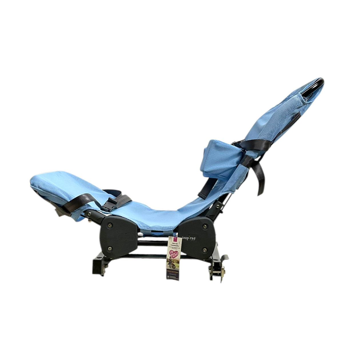 Left Side View of Replacement Seat Assembly for Inspired Ultima Medium Bath Transfer Systems