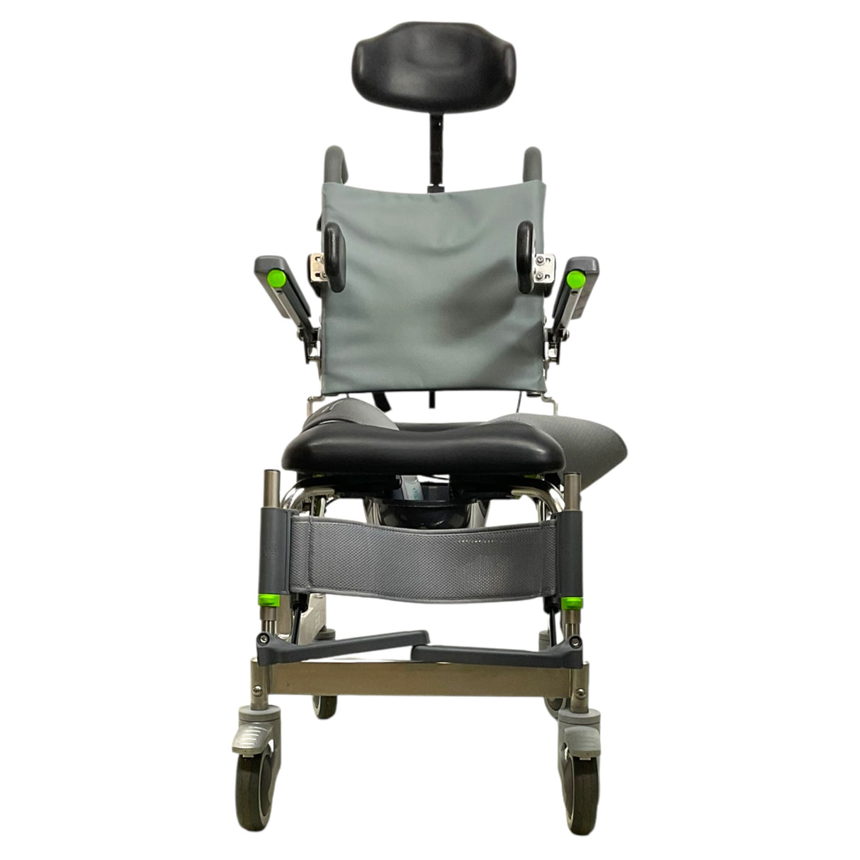 Front View of Raz Designs RAZ-CAT Pediatric Shower Chair