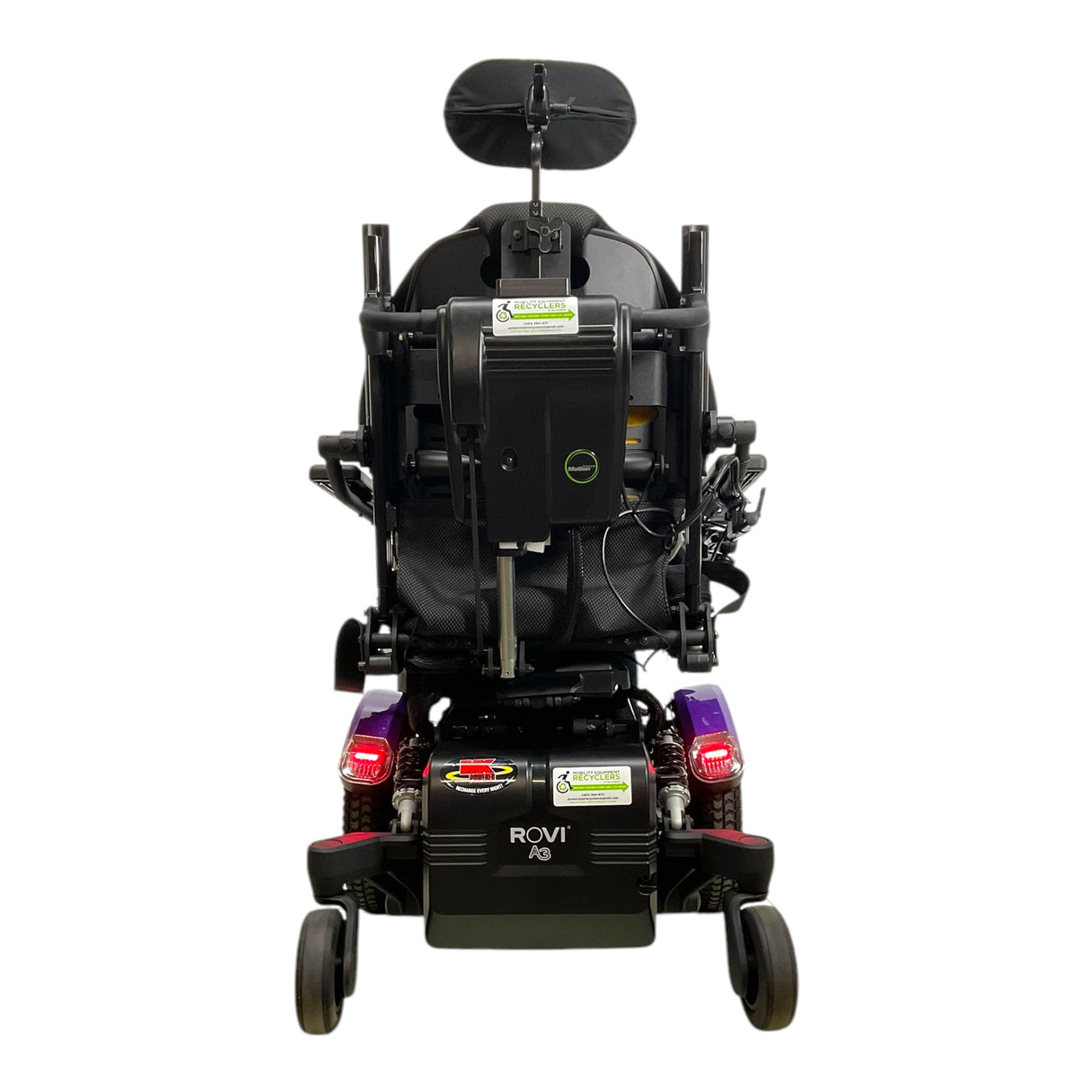 Back View of Rovi A3 Power Chair