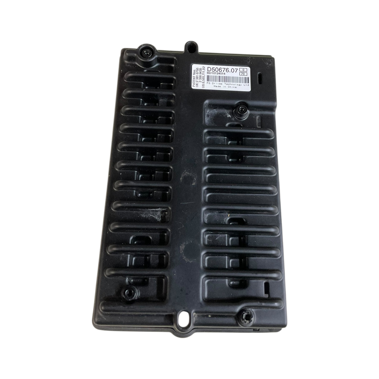 Underneath View of Control Module for Hoveround Teknique XHD Power Chairs