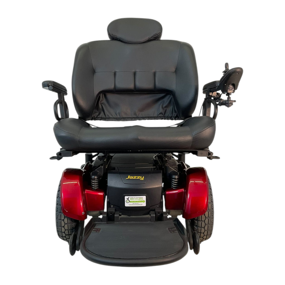 Front View of Pride Jazzy 1450 Bariatric Power Chair