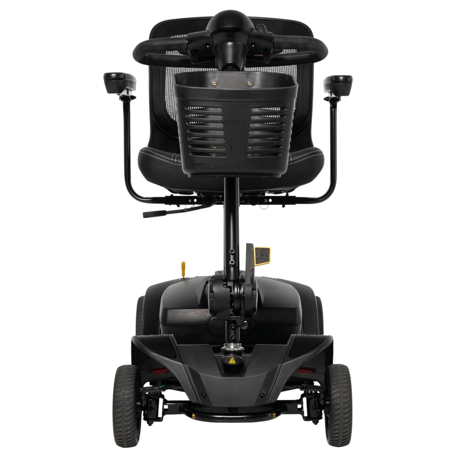 Front View of Black Pride Go Go Elite Traveller 2 Platinum Mobility Scooter