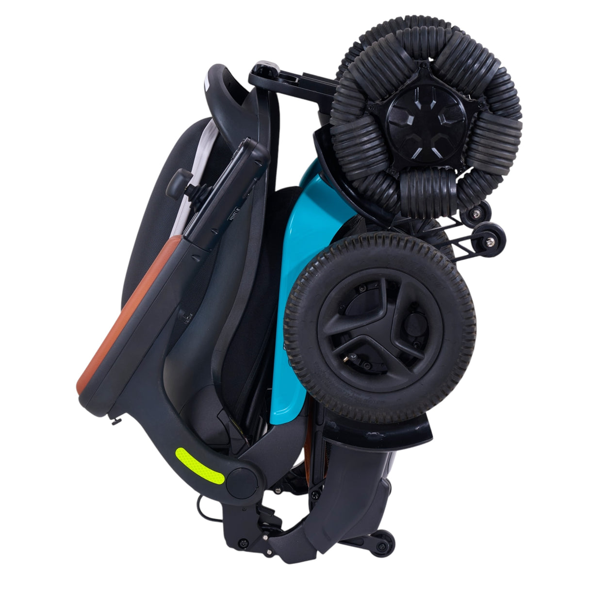 Side Profile of Folded Golden Ally Pro Power Chair