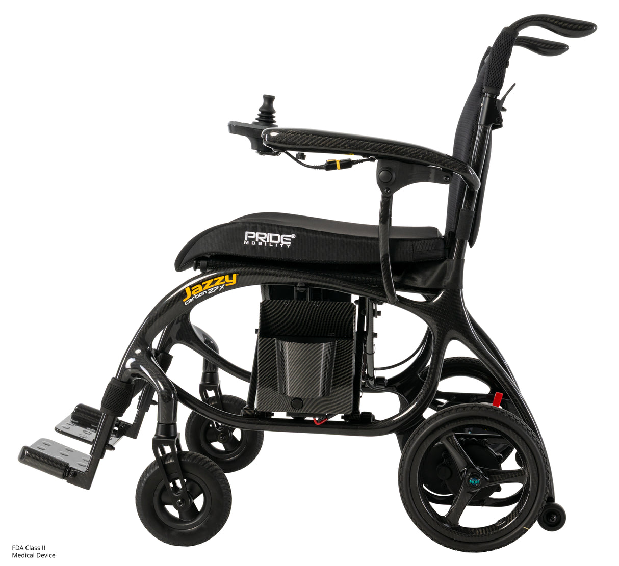 Pride Mobility Jazzy Carbon 27X | Left Side View