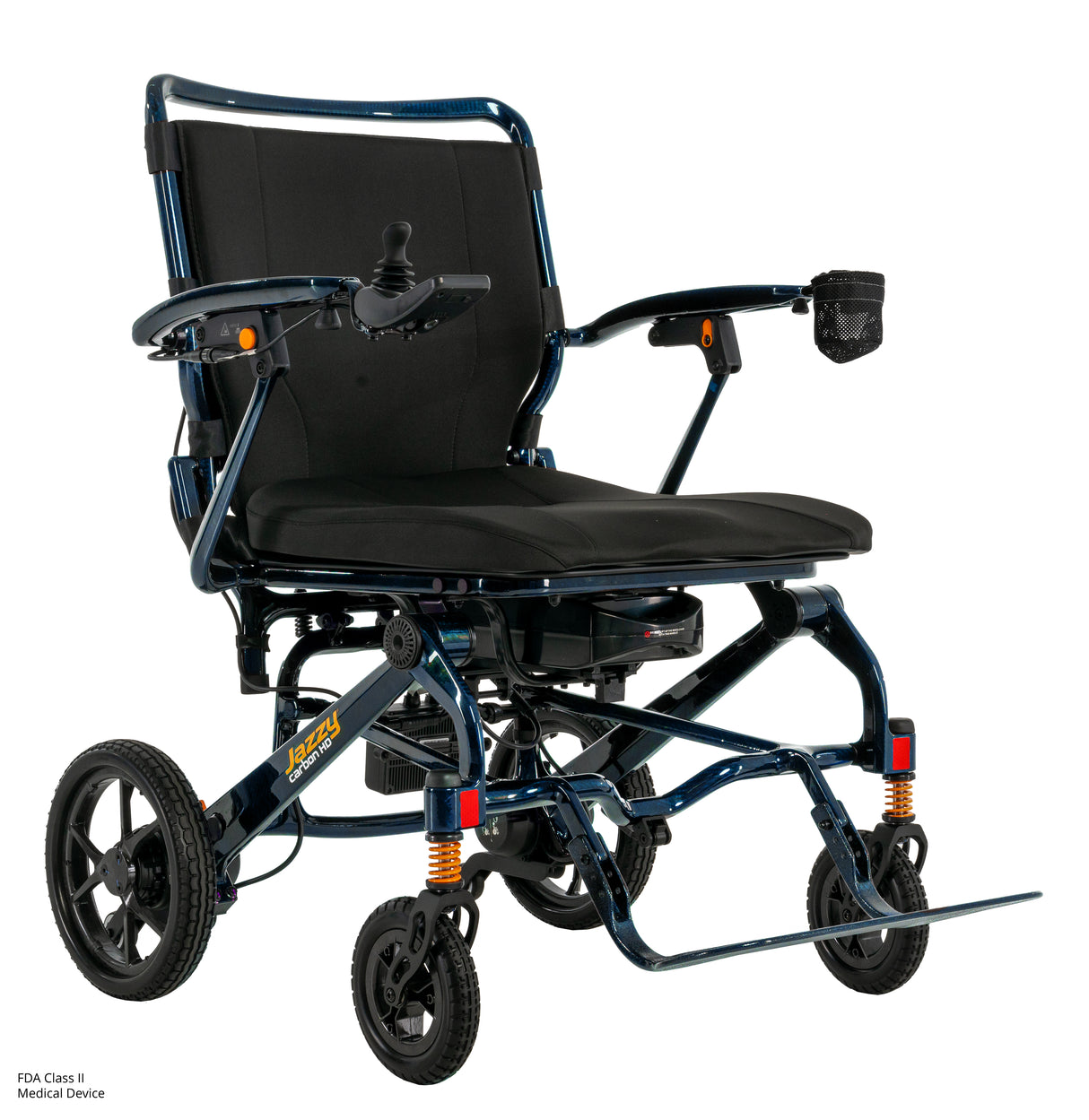 Left Quarter View of Pride Jazzy Carbon HD Power Chair