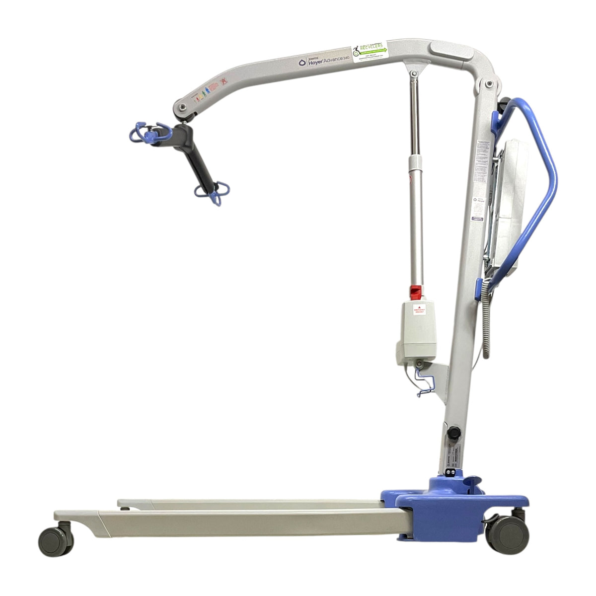 Left Side View of 2026 Joerns Hoyer Advance 340 Electric Patient Lift