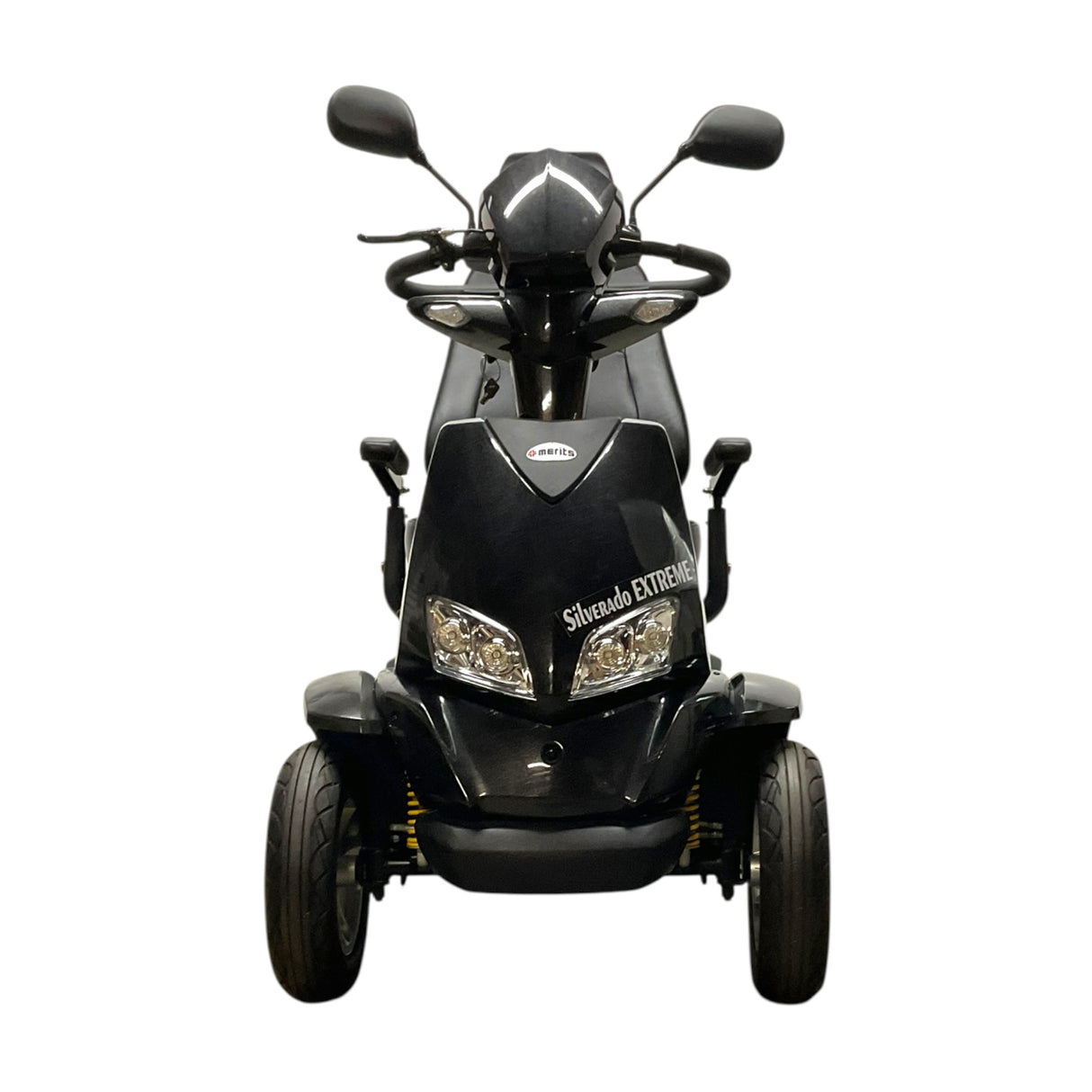 Front View of Merits Silverado Extreme Scooter
