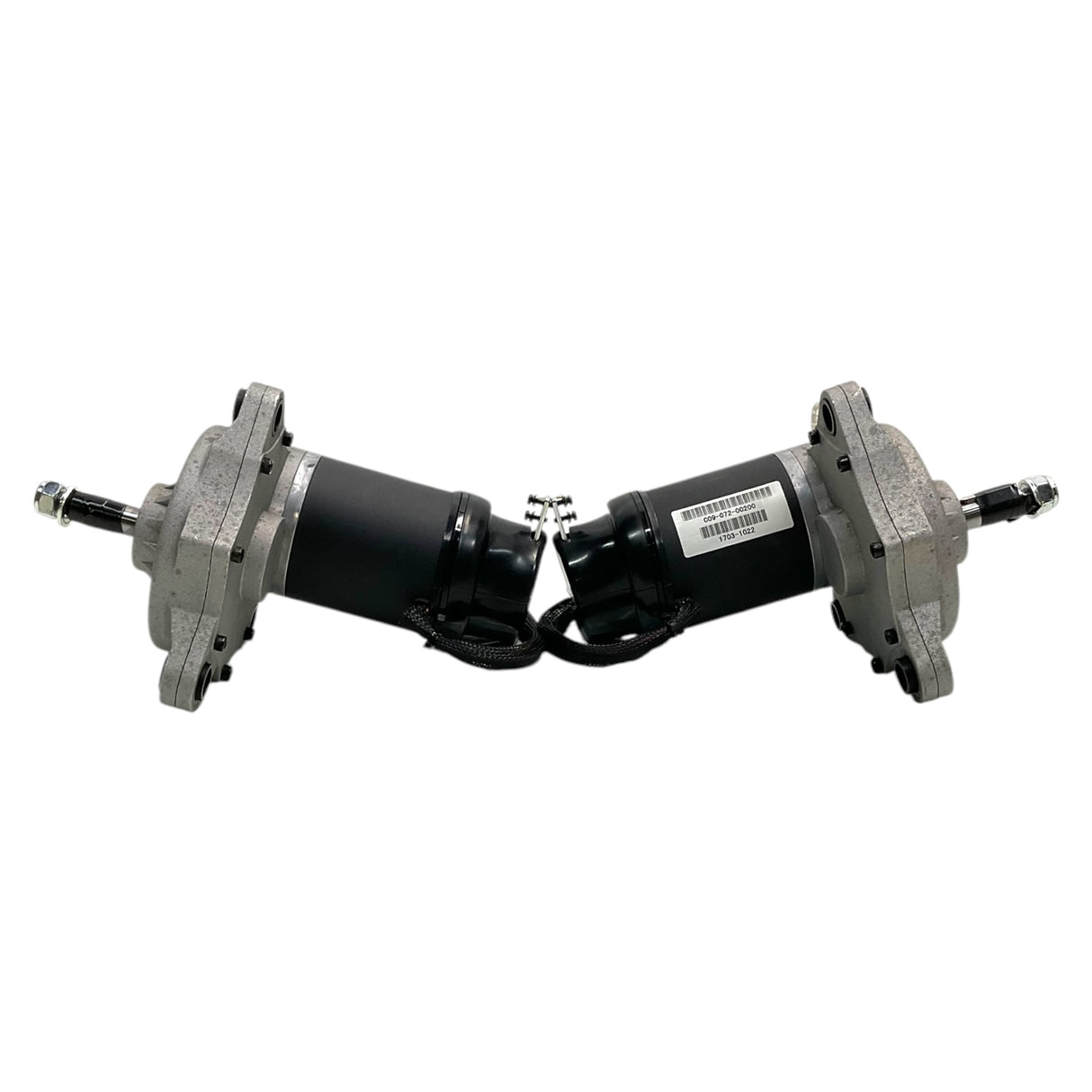 Set of Motors & Gearbox Assembly for Drive Titan X23 & Titan X16 Power Chairs - Side View