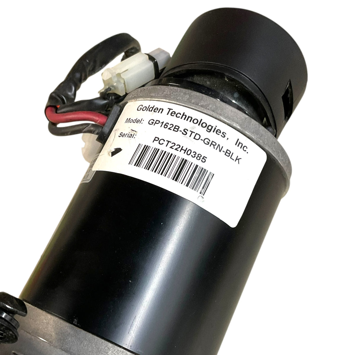 Label for Motors for Golden LiteRider Envy GP162B Power Chairs