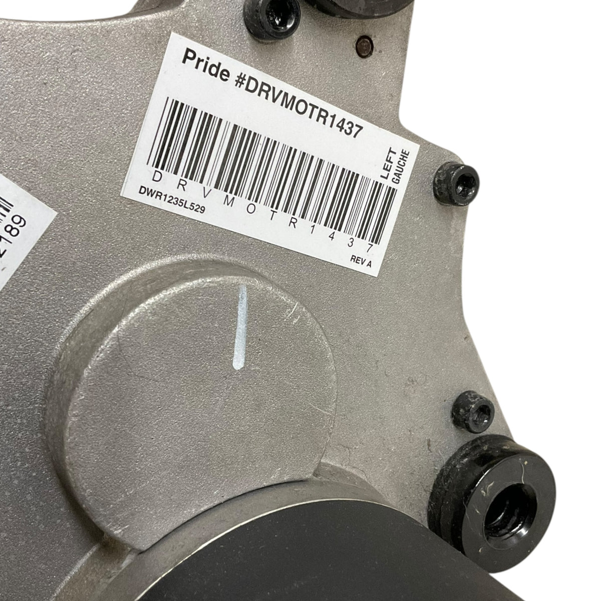 Left Side Label | Motors for Pride Jazzy Select Power Chairs