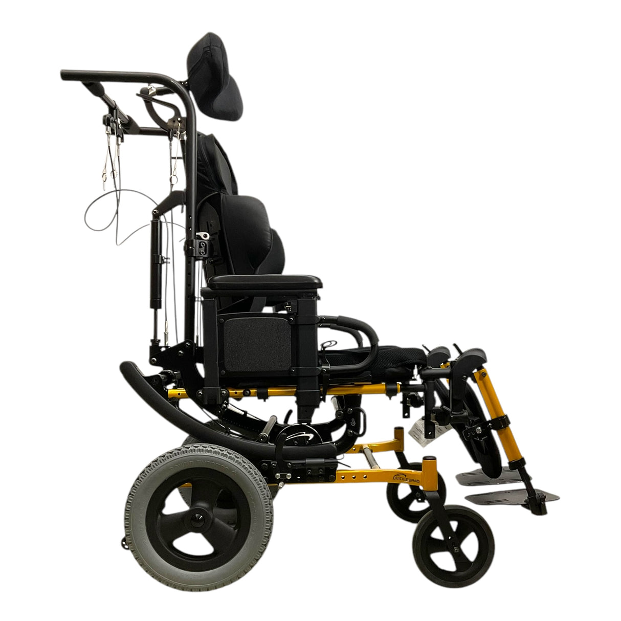 Right Side View of Sunrise Medical Quickie SR45 Tilt-in-Space Manual Wheelchair