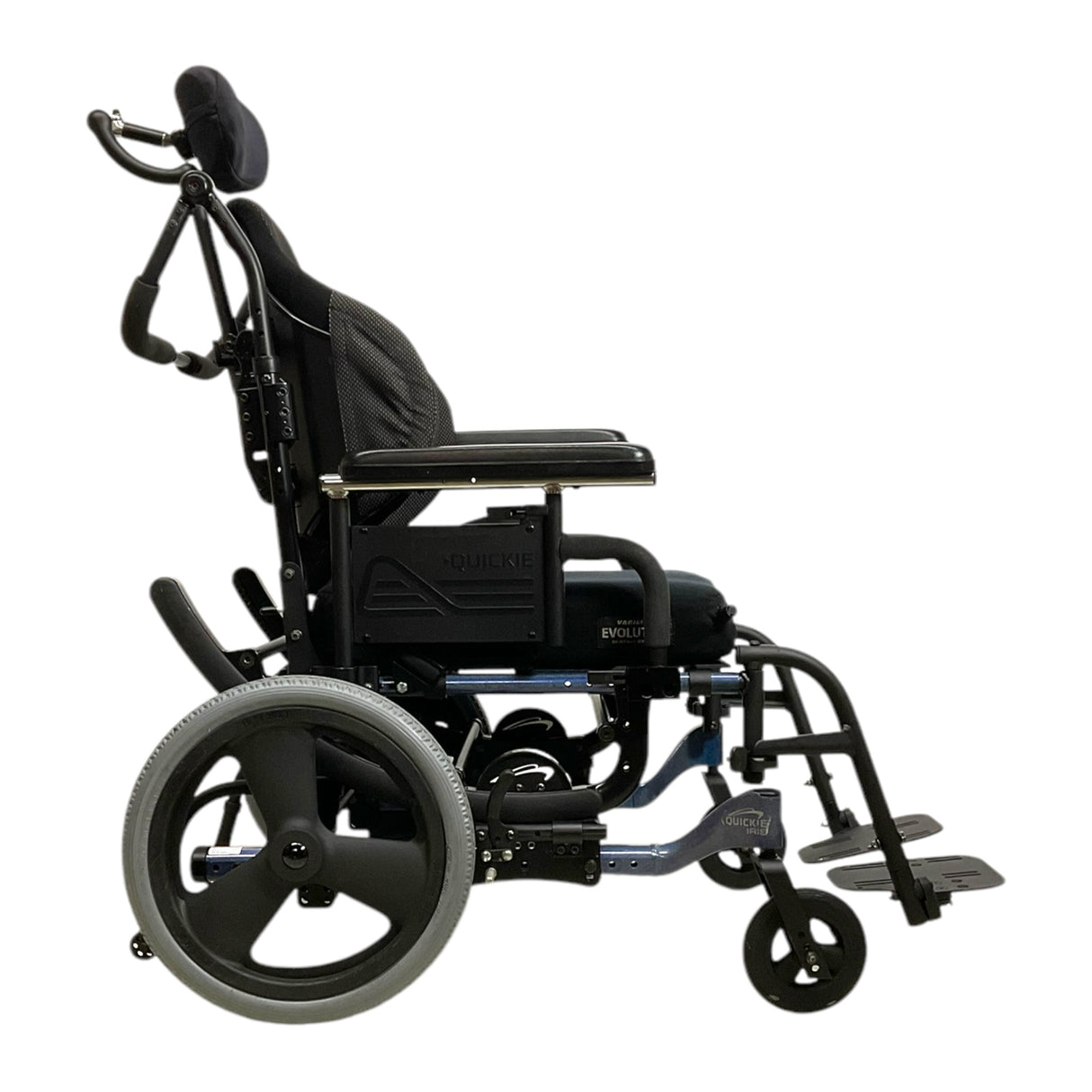 Right Side View of Sunrise Medical Quickie Iris SE Tilt-in-Space Manual Wheelchair