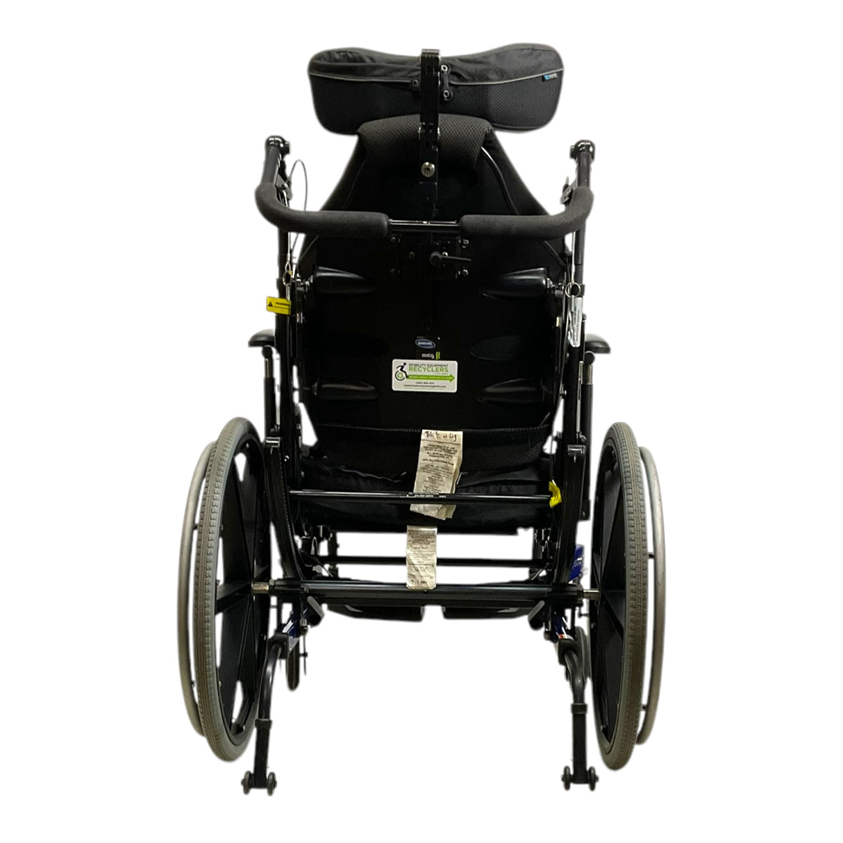 Back View of Quickie Iris SE Tilt-in-Space Wheelchair