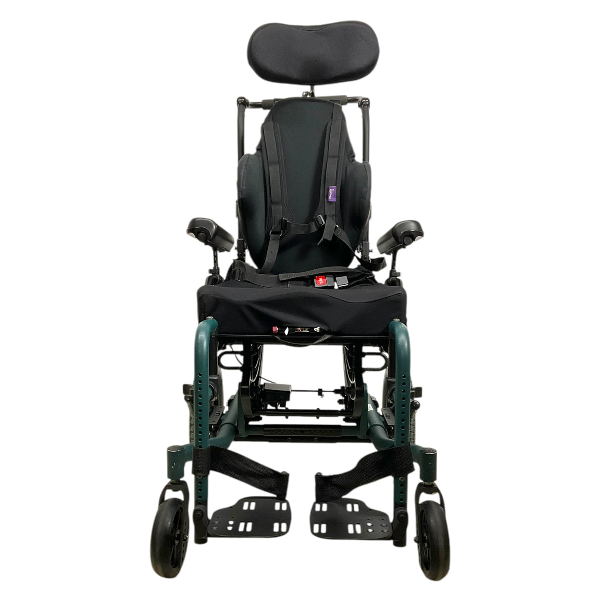 Front View of Ki Mobility Focus CRe Tilt-in-Space Wheelchair