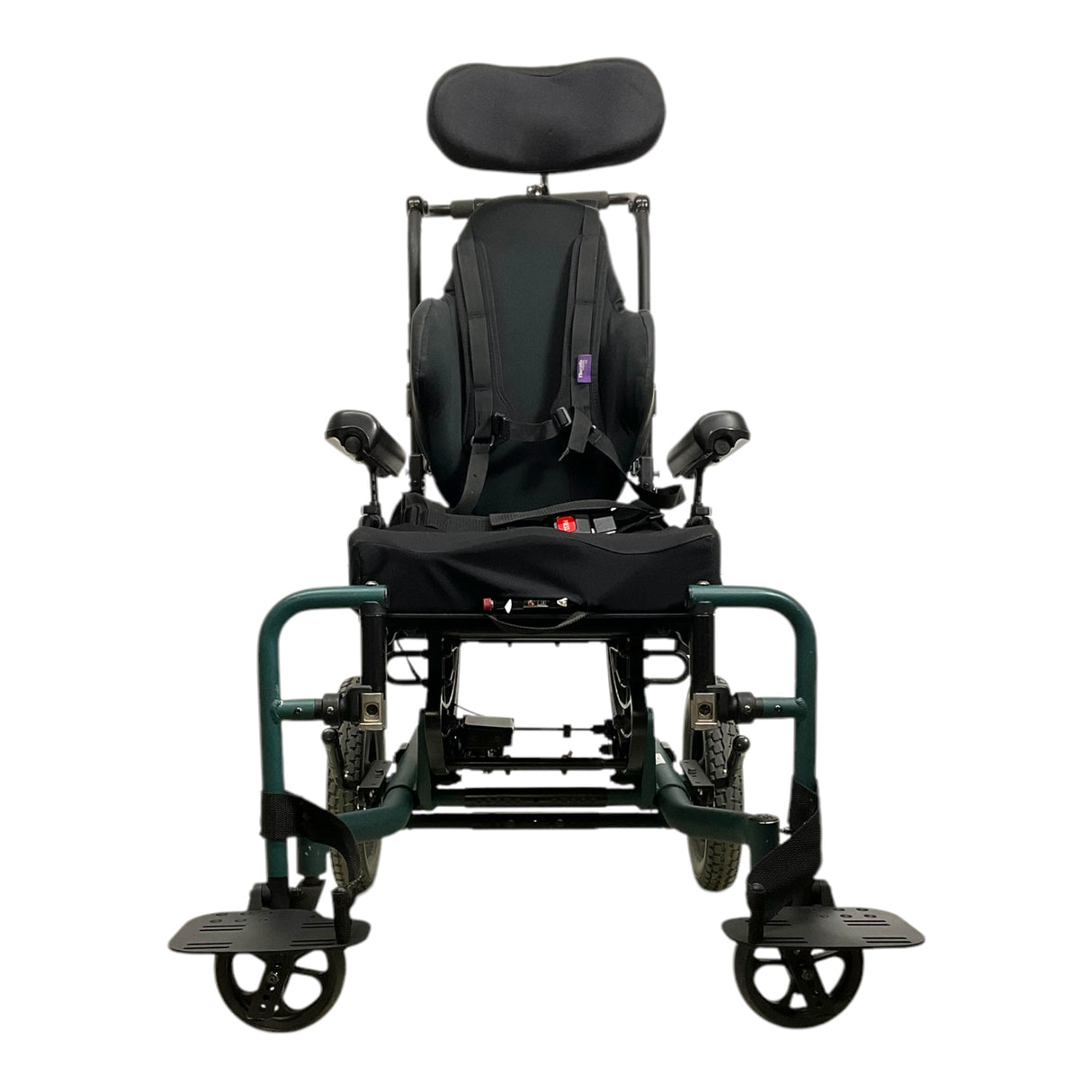 Ki Mobility Focus CRe Tilt-in-Space Wheelchair - Swing-Away Legs Rests