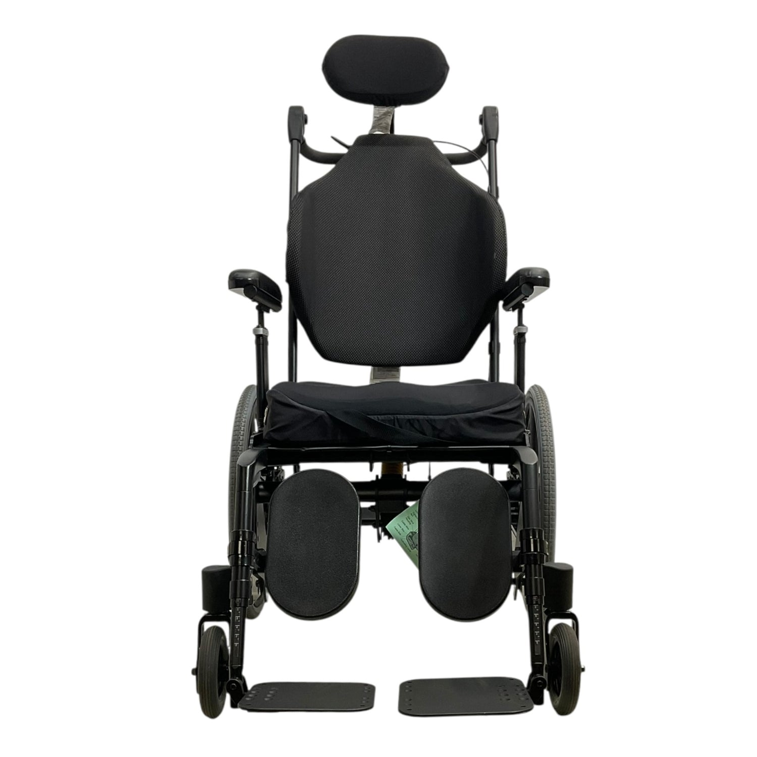 Front View of PDG Stellar Tilt-in-Space Manual Wheelchair with Self-Propel Tires