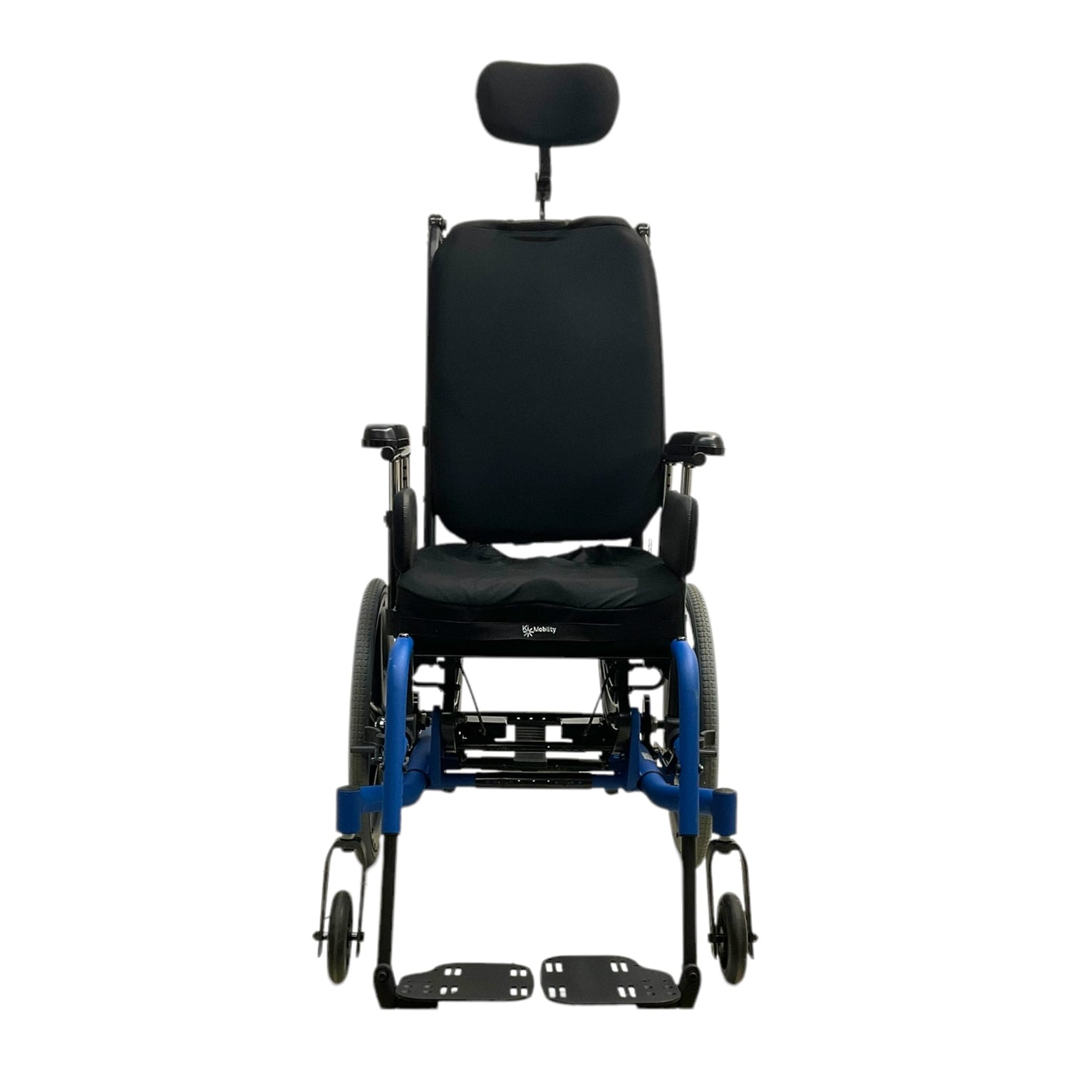 Front View of Ki Mobility Focus CRe Tilt-in-Space Wheelchair