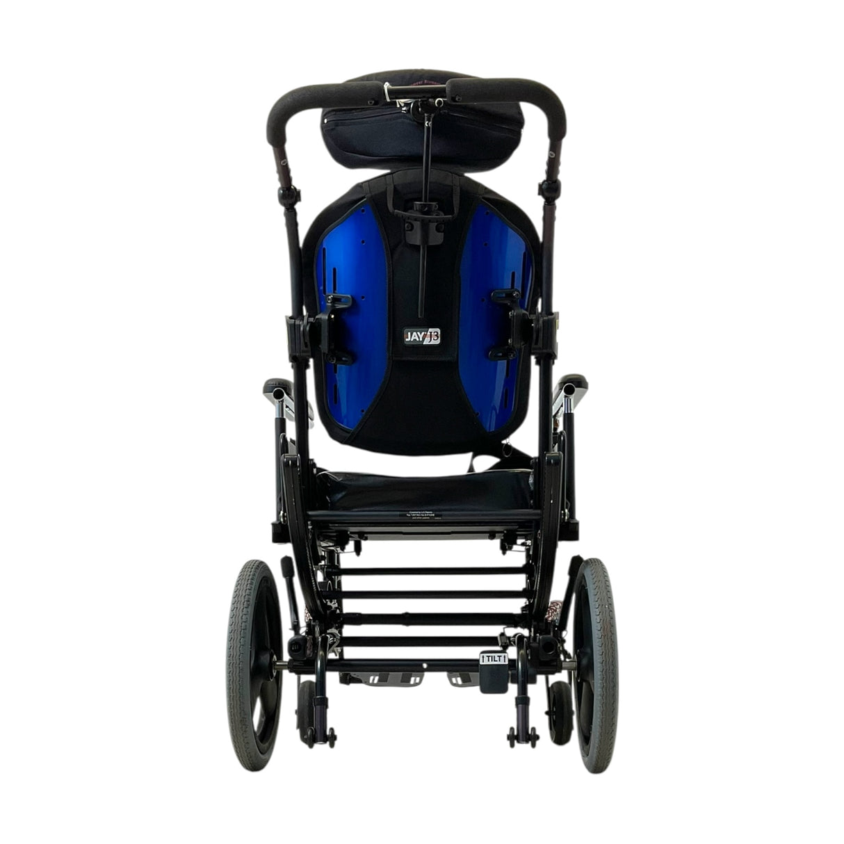 Back View of Quickie Iris Tilt-in-Space Manual Wheelchair