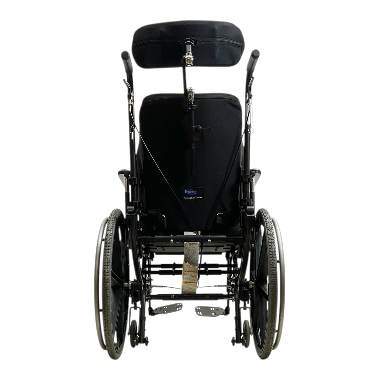 Back View of Sunrise Medical Quickie Iris Tilt-in-Space Wheelchair
