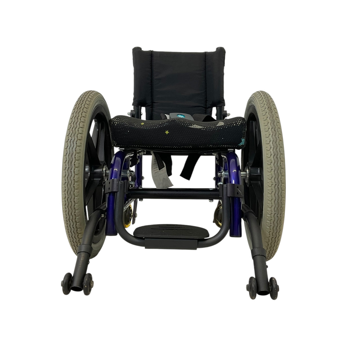Front View of Quickie Zippie Kids Rigid Frame Pediatric Manual Wheelchair