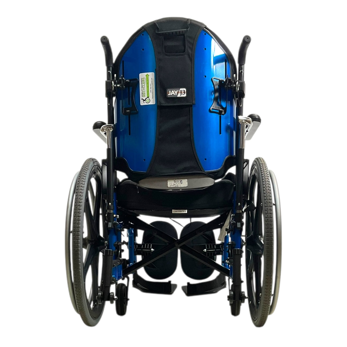 Back View of Quickie 2 Lightweight Folding Manual Wheelchair