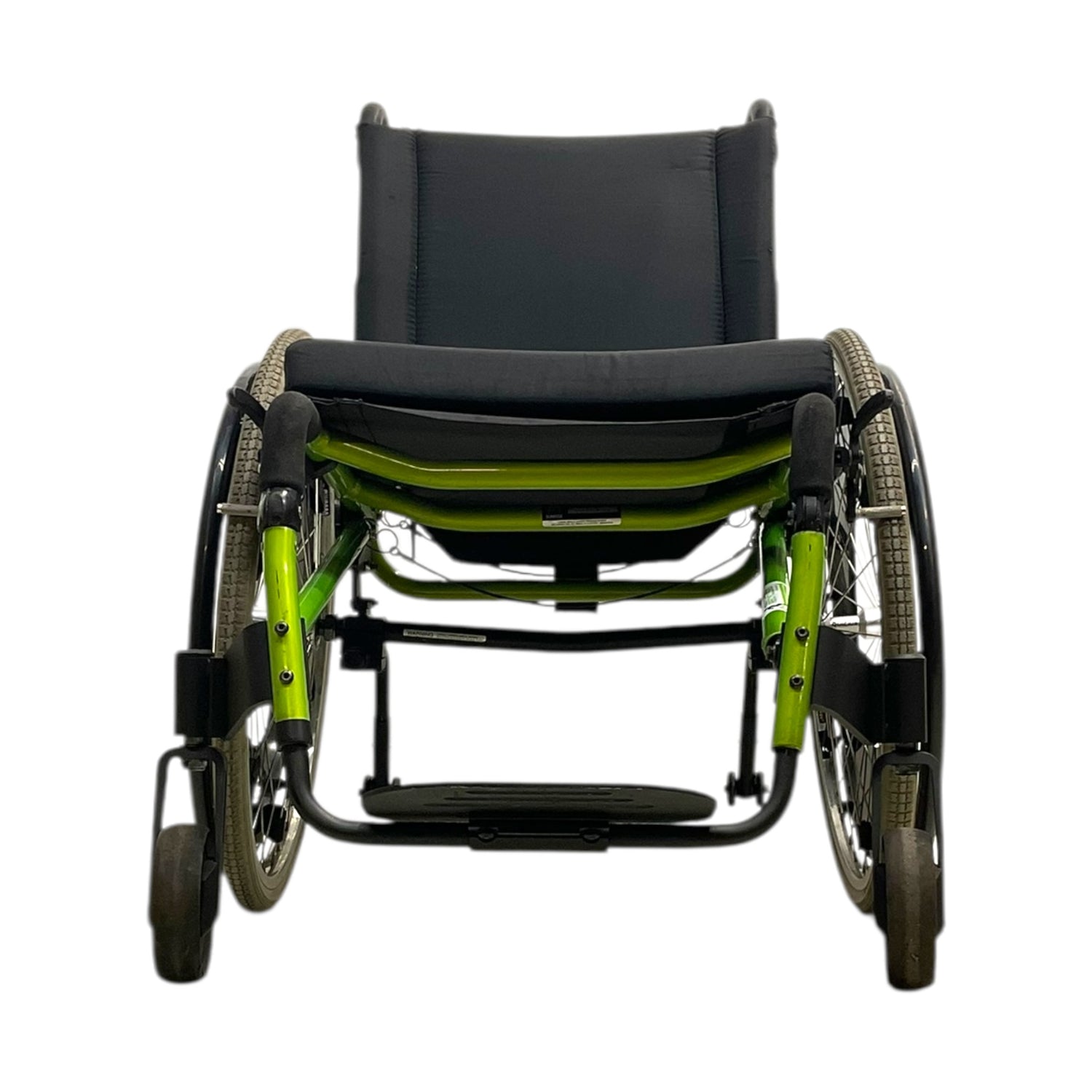Front View of Quickie GPV Ultra Lightweight Rigid Frame Wheelchair