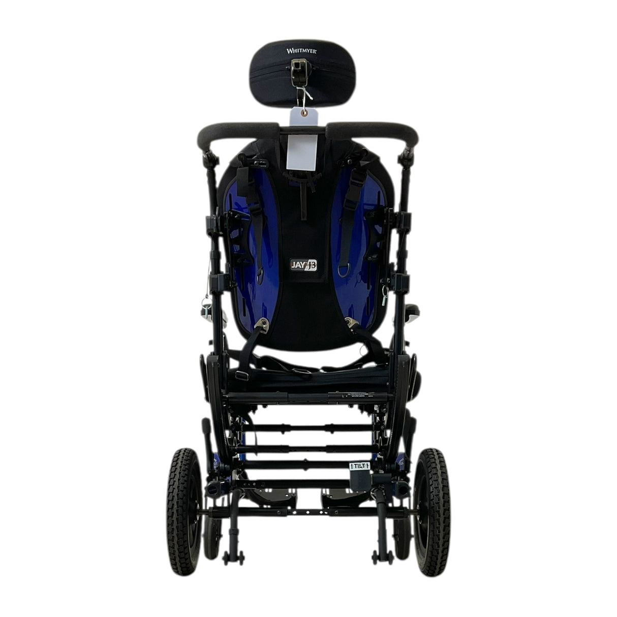 Back View of Quickie Iris Tilt-in-Space Manual Wheelchair