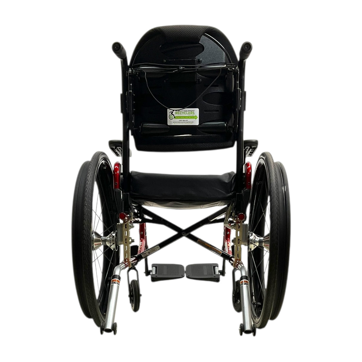 Back View of Invacare MyOn Lightweight Manual Wheelchair