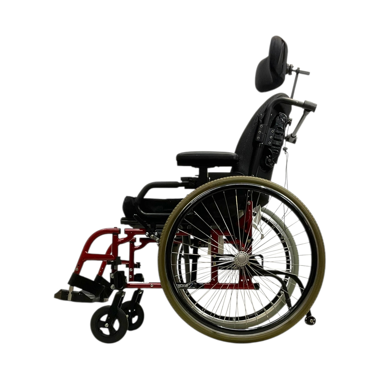 Left Side View of Sunrise Medical Quickie 2 Manual Wheelchair