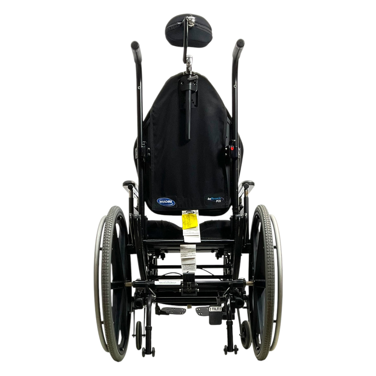 Back View of Quickie Iris Tilt-in-Space Wheelchair