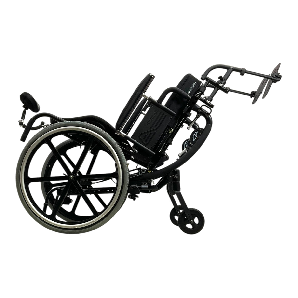 Quickie Iris Tilt-in-Space Wheelchair | Tilted