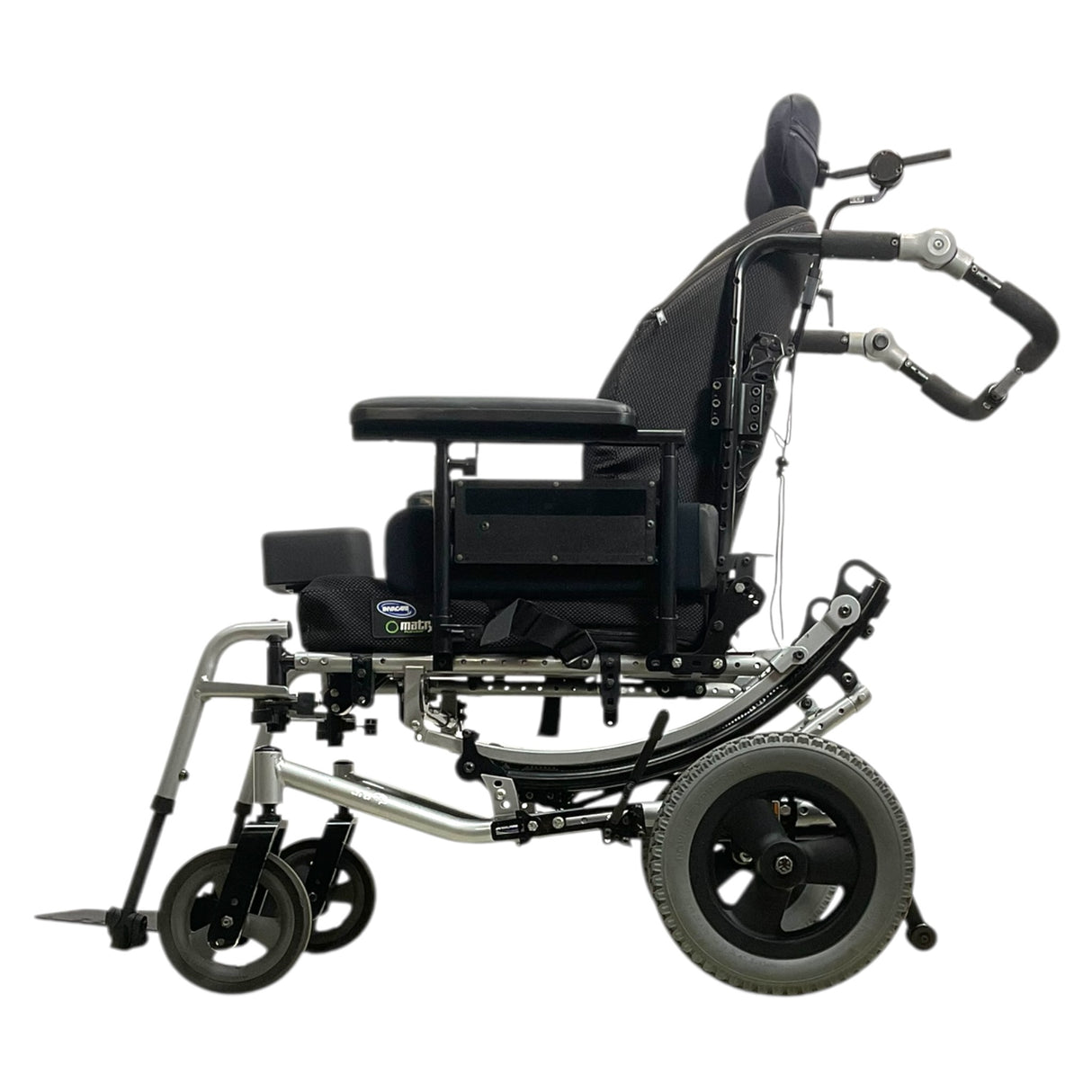Left Side View of Invacare Solara 3G Tilt-in-Space Wheelchair