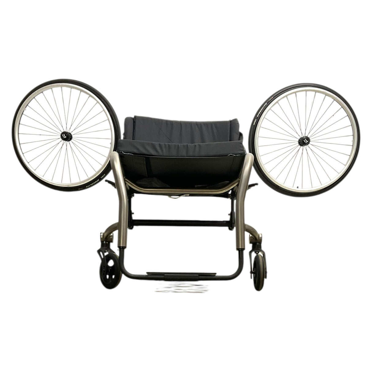 TiLite ZRA Series 2 Lightweight Rigid Frame Wheelchair | Quick-Release Drive Wheels | 18" x 18" Seat