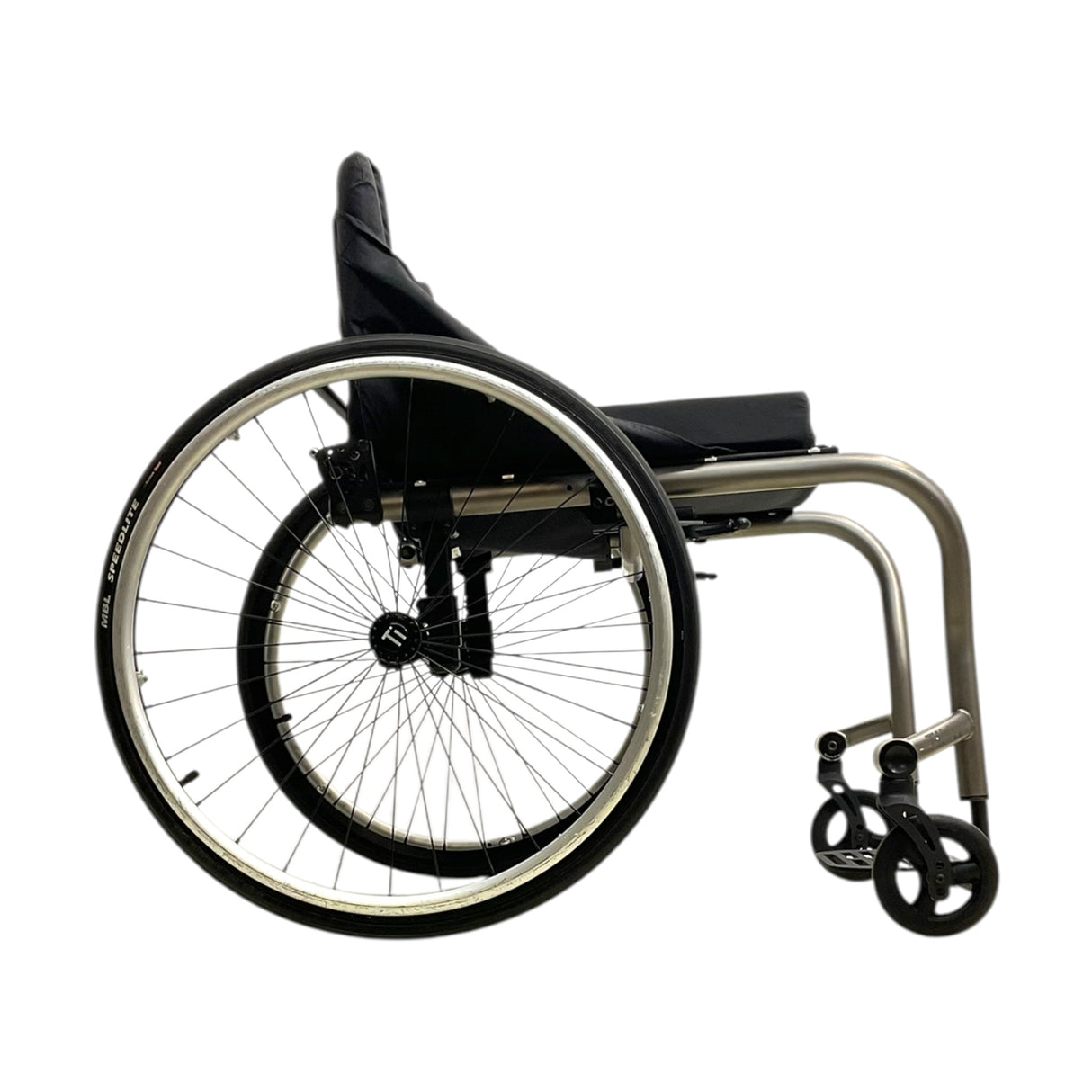 TiLite ZRA Series 2 Lightweight Rigid Frame Wheelchair | Quick-Release Drive Wheels | 18" x 18" Seat