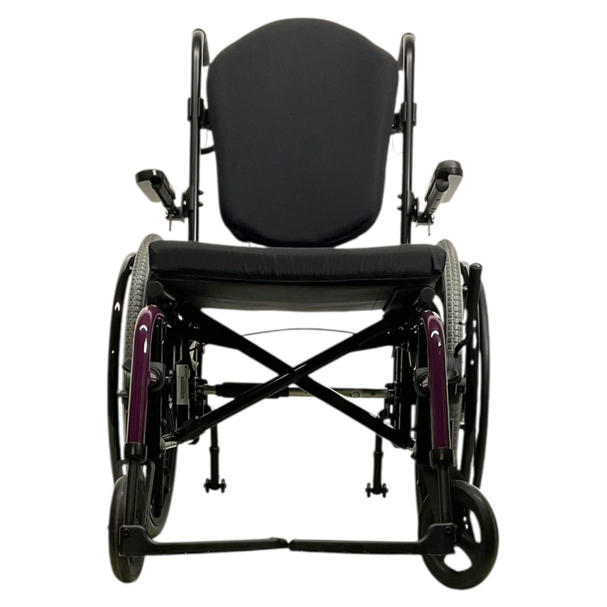 Front View of Quickie 2 Folding Manual Wheelchair