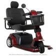 Beauty Shot of Red Pride Maxima 3-Wheel Scooter