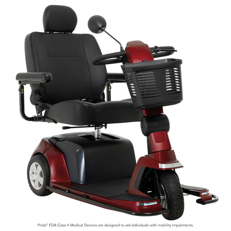Beauty Shot of Red Pride Maxima 3-Wheel Scooter