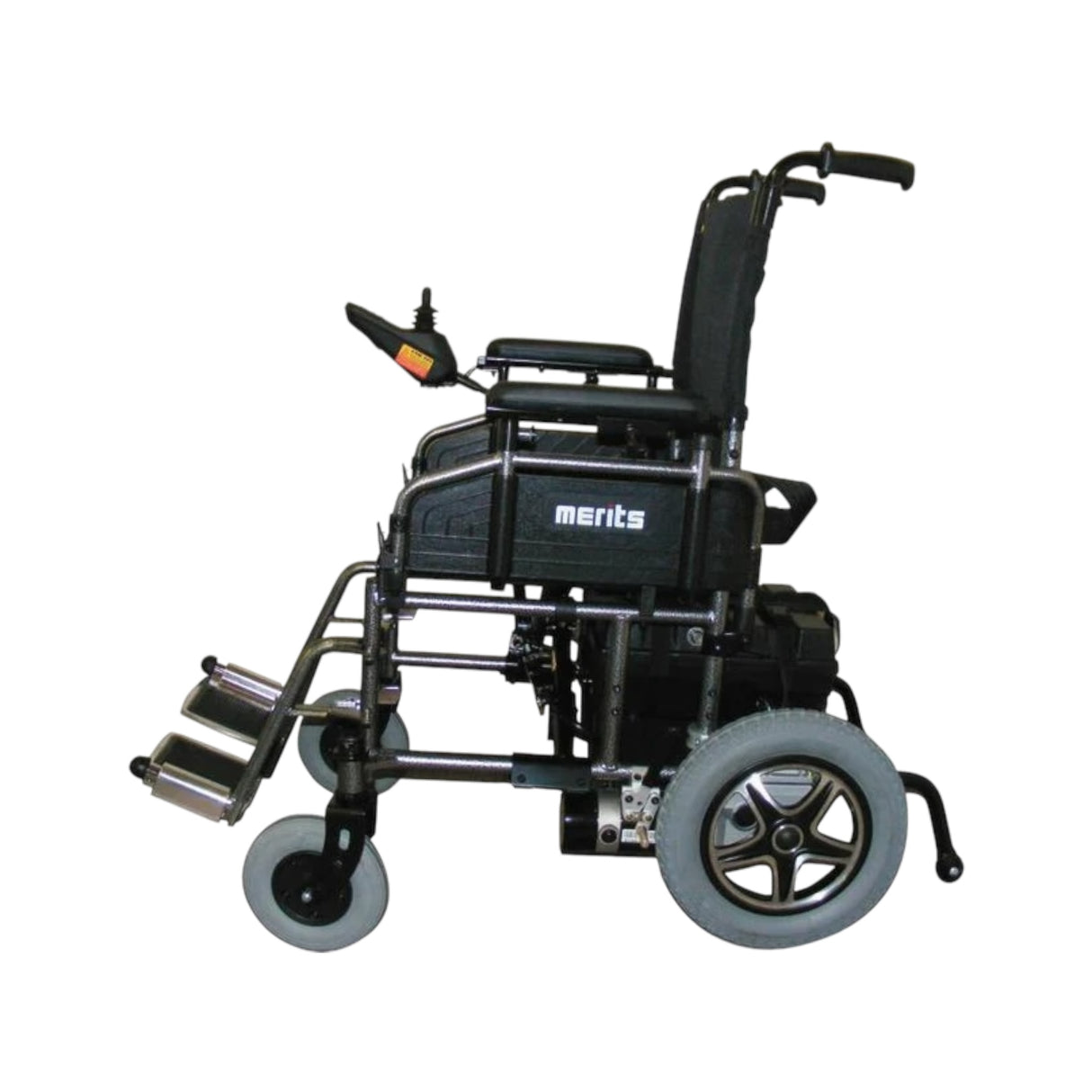 Side View of Merits Travel-Ease P101 Power Chair