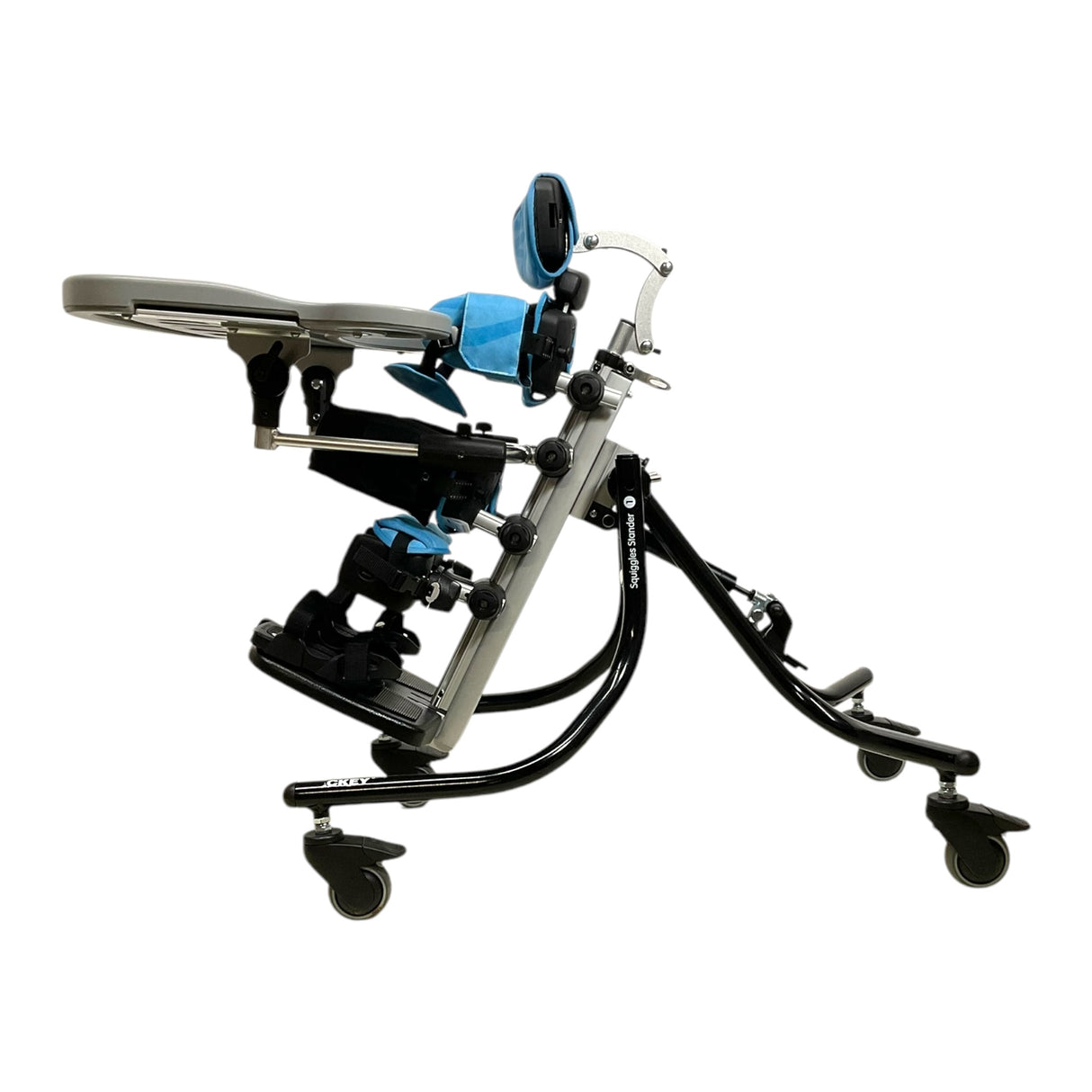 Left Side View of Leckey Squiggles 3-in-1 Stander