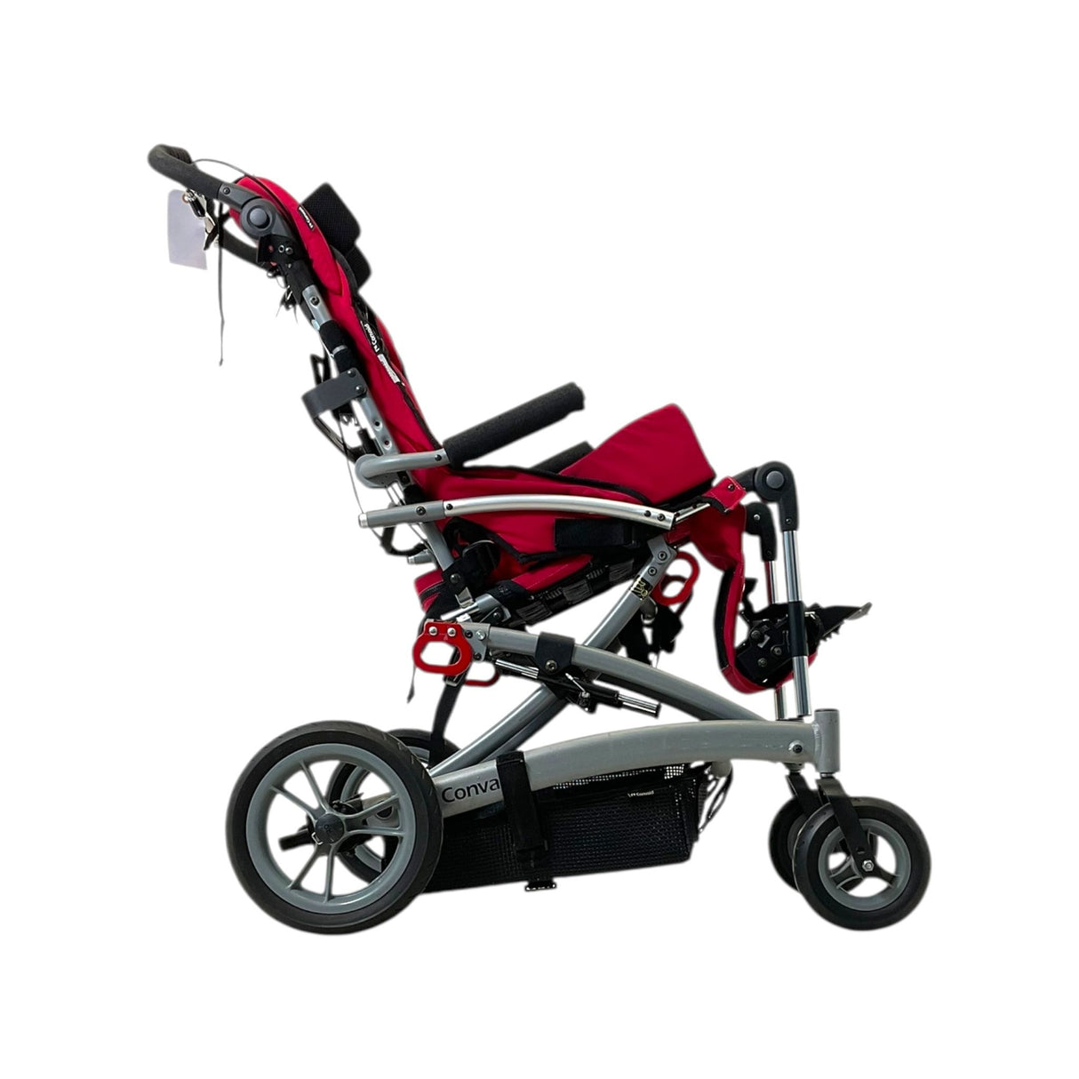 Right Side View of Convaid Rodeo 14 Pediatric Tilt-in-Space Stroller