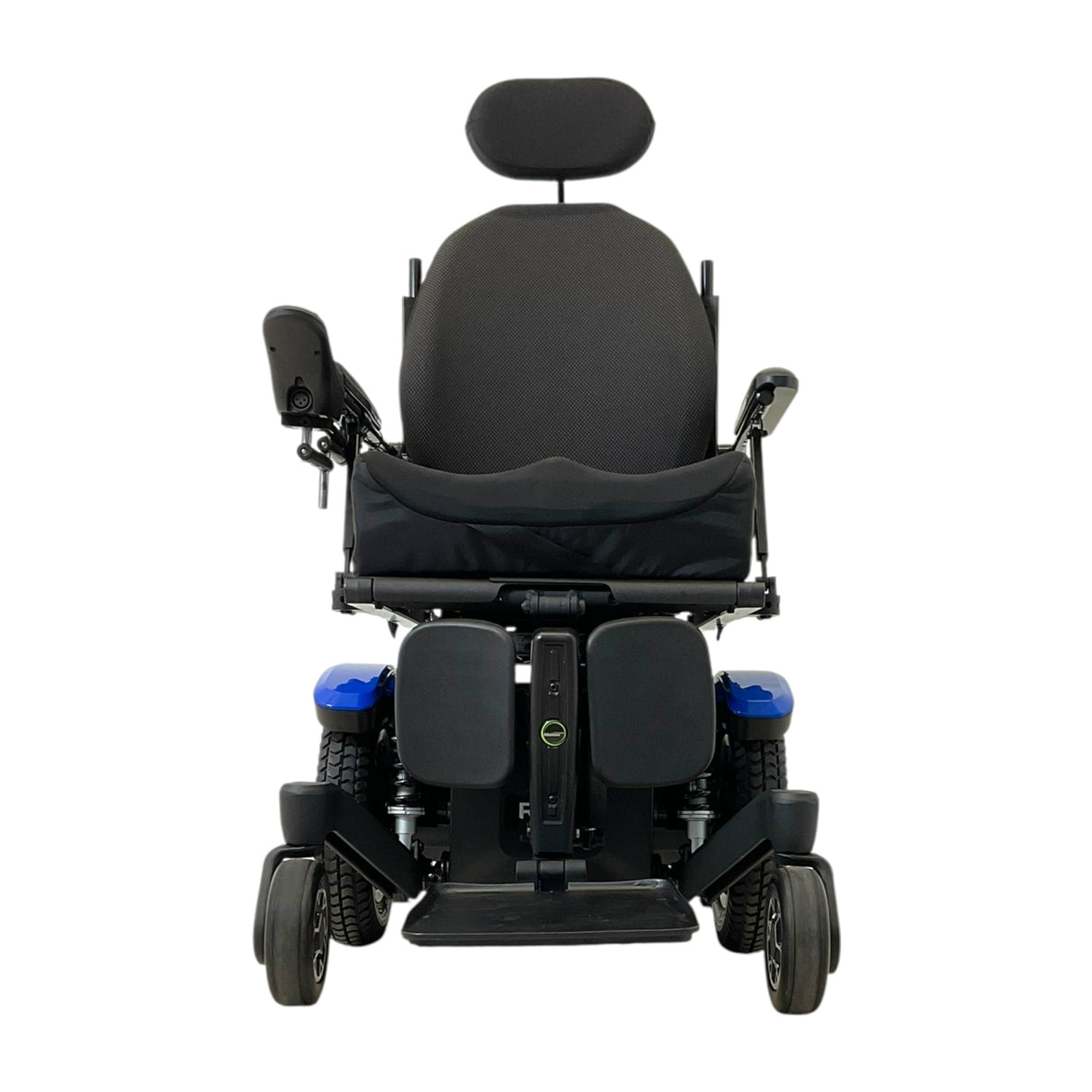 Front View of Rovi X3 Rehab Power Wheelchair