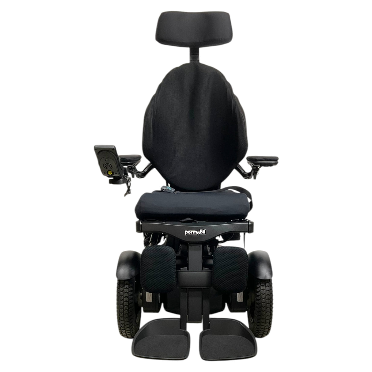 Front View of Permobil F3 Rehab Power Chair