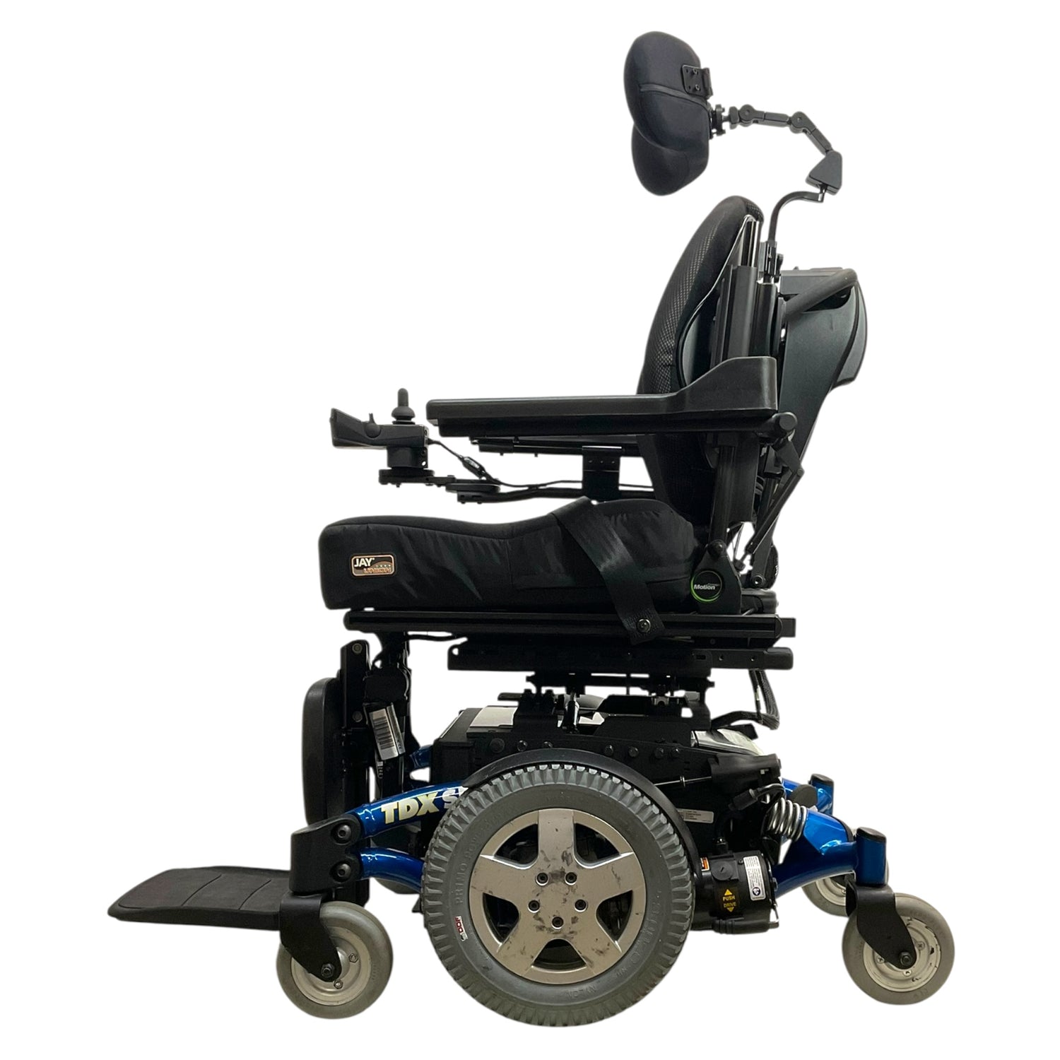 Left Side View of Invacare TDX SP Power Chair
