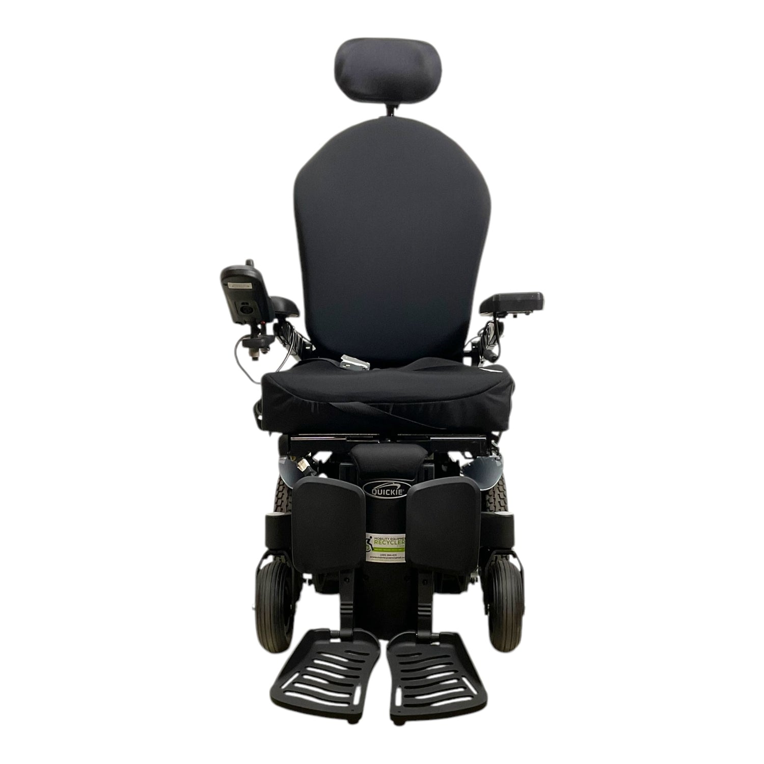 Front View of Quickie Q300 M Mini Power Chair