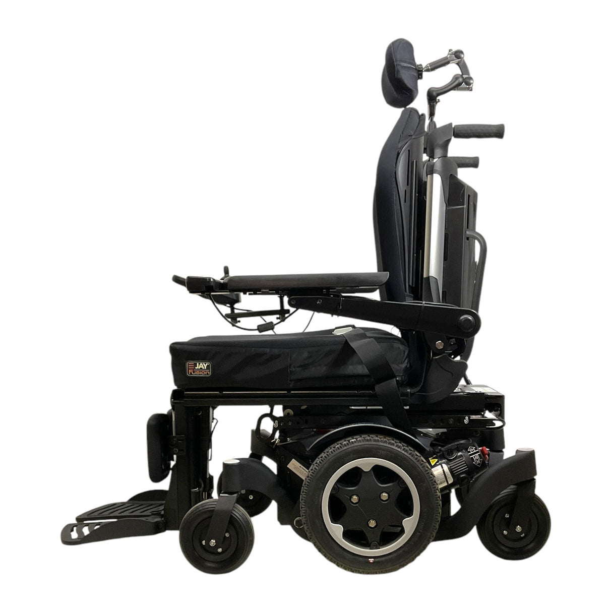 Left Side View of Quickie Q300 M Mini Power Chair