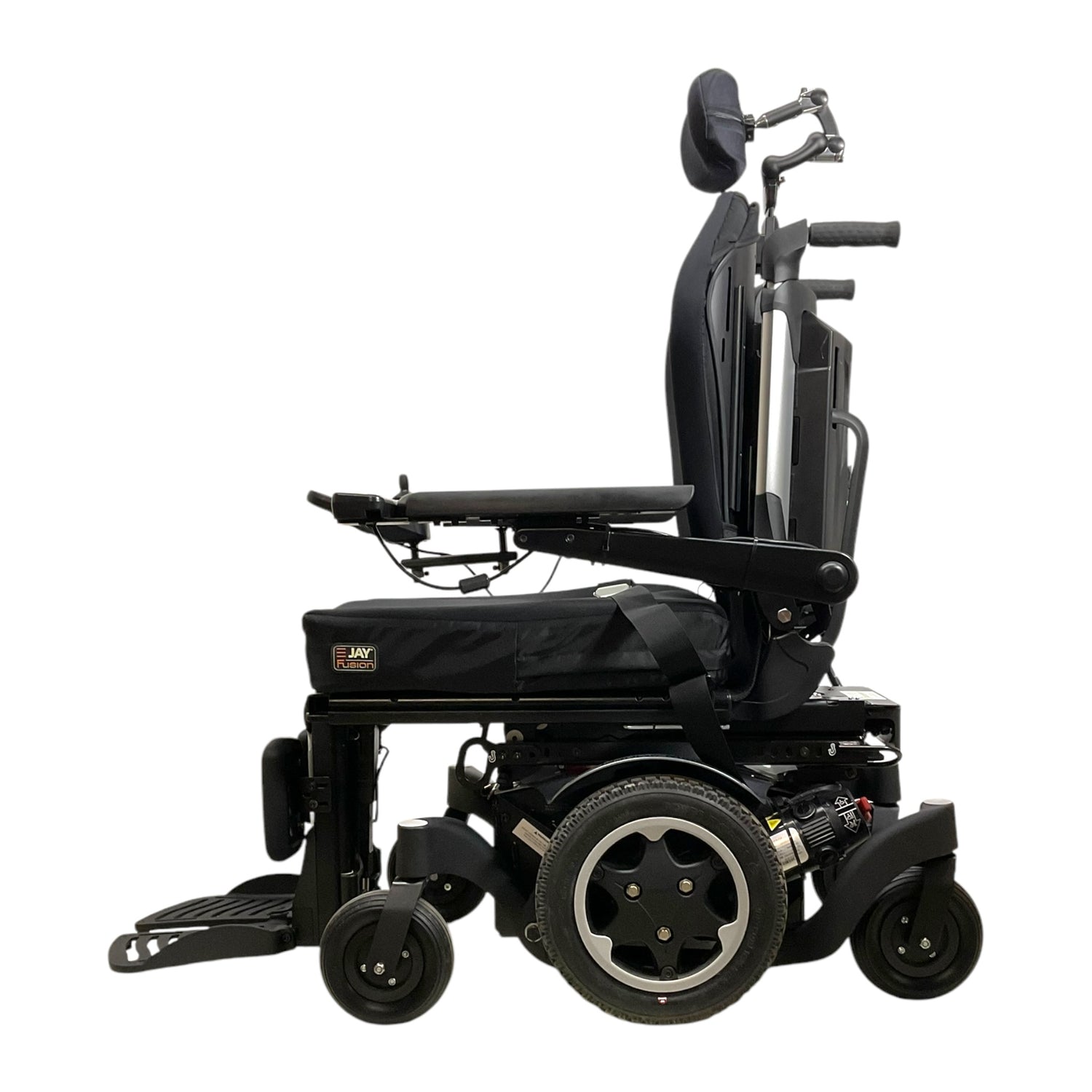 Left Side View of Quickie Q300 M Mini Power Chair
