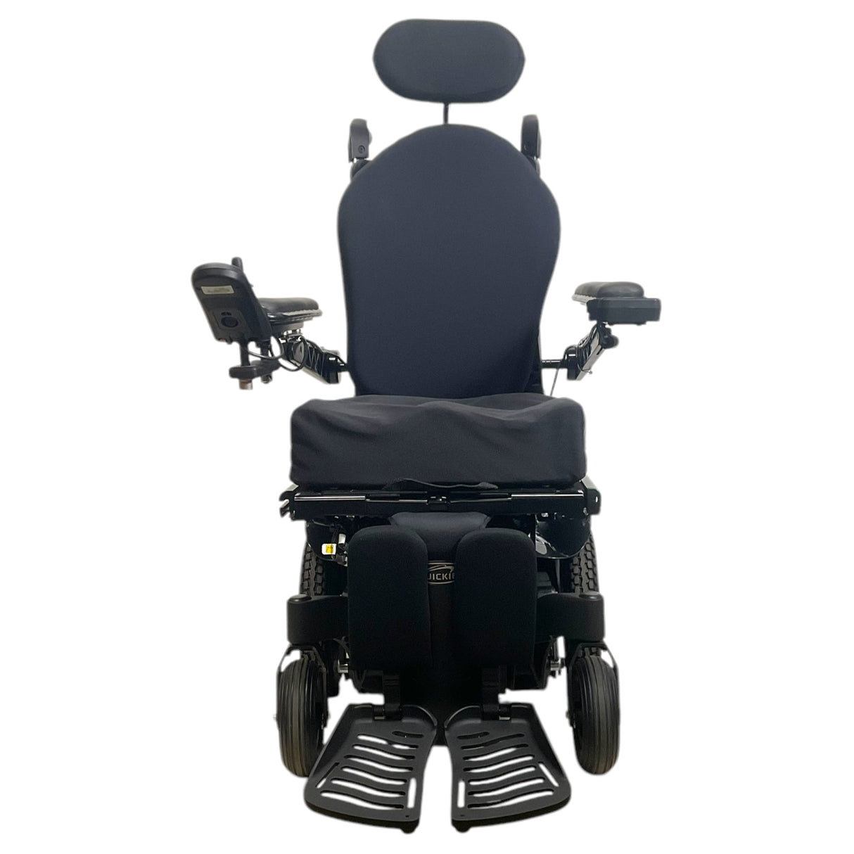 Front View of Quickie Q300 M Mini Rehab Power Chair